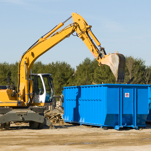 how many times can i have a residential dumpster rental emptied in Beechwood